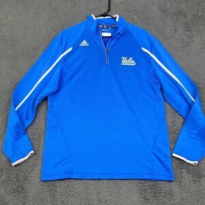 Adidas UCLA Bruins Jacket NCAA 1/4 Zip Training Jacket Sweatshirt Size Large